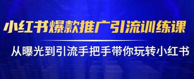 小红书怎么推广，小红书爆款推广引流训练课12.0，手把手带你玩转小红书-课程网